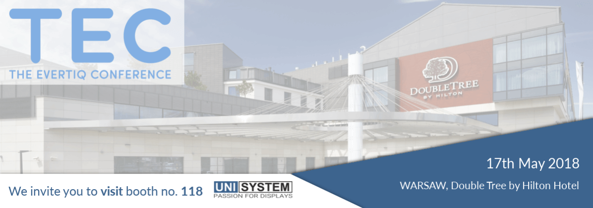 Unisystem on TEC 2018 fairs in Warsaw